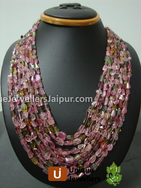 Tourmaline Plain Nugget Beads